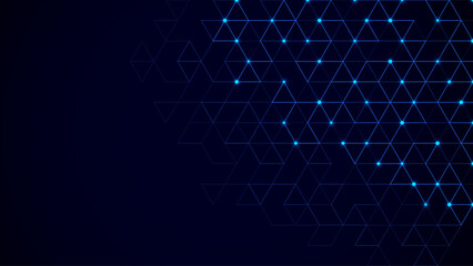 Technology design with abstract geometric background. Minimalistic vector texture with linear pattern