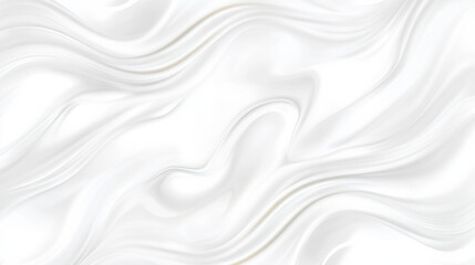 Obraz premium Smooth white abstract background with flowing lines
