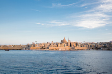 Obraz premium Valletta city the capital of Malta panoramic view