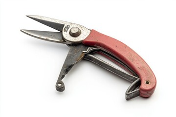 Vintage Red Handle Pruning Shear: A Timeless Garden Tool for Precision Cuts
