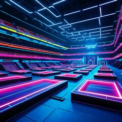  Neon Competition Arena