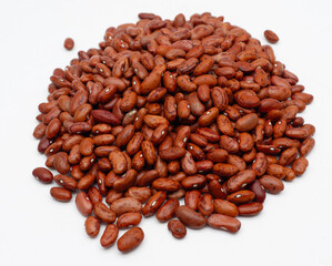 Red beans or kidney beans isolated