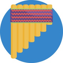 Traditional Instrument: The pan flute, or 