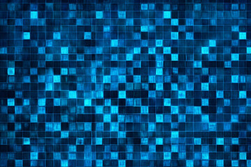 Abstract Blue Grid Background Creates a Modern and Stylish Look with its Geometric Pattern.