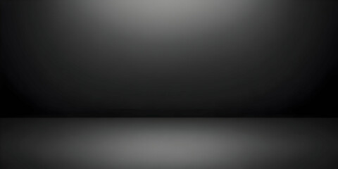 Dark Gradient Background Creates a Smooth and Empty Room Space Perfectly for Product Placement