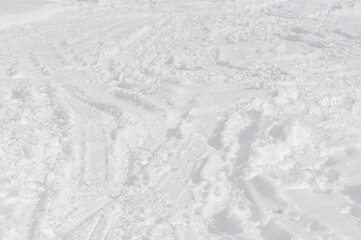 豪雪地帯の積雪