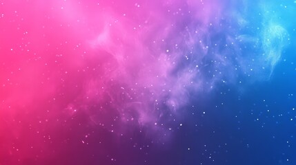 Fototapeta premium Abstract Cosmic Nebula: Pink, Purple and Blue Hues