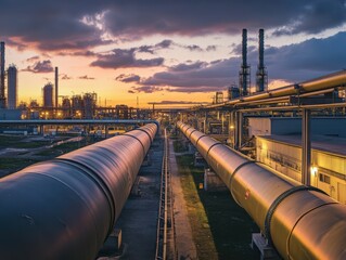 Industrial Petrochemical Transportation Pipeline