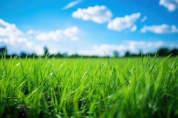 Grass field outdoors horizon nature.