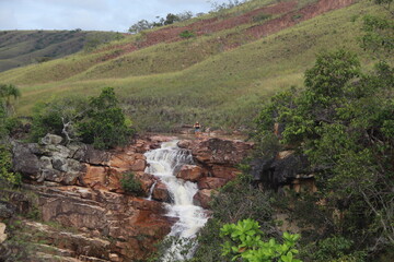 Obraz premium cachoeira sete quedas em uiramutã, roraima