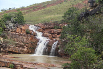 cachoeira sete quedas em uiramutã, roraima