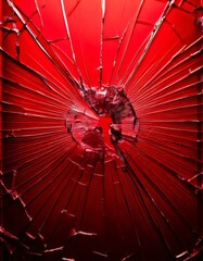 color broken glass background