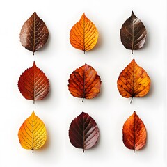 Obraz premium set of autumn leaves