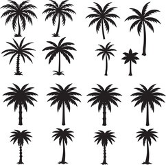 Tree line art vector design image 