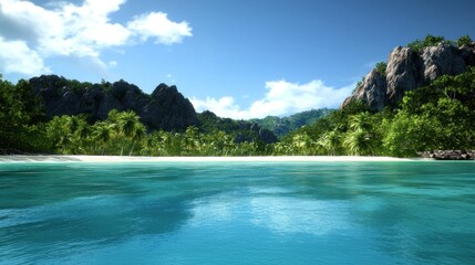 Secluded Tropical Beach