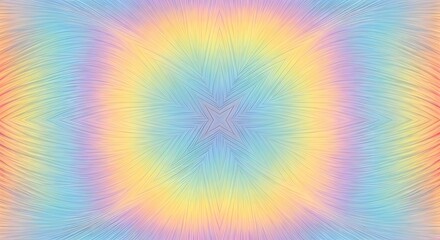 A kaleidoscope-inspired pastel fur texture in a mix of light rainbow shades, AI Generated