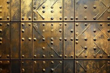 Fototapeta premium Gold background texture metal industrial.