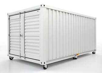 white container isolated on white