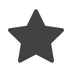 favorite star yellow gold icon flat vector illustration