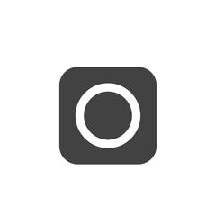 Dashboard Camera icon symbol flat vector on white background