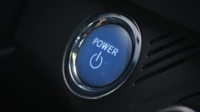 Power button pressed by finger