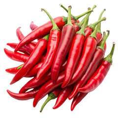 Spicy Red Chili Peppers Hot Food Ingredient Pile Heat Thai Diet Spice Fresh Image Stock   