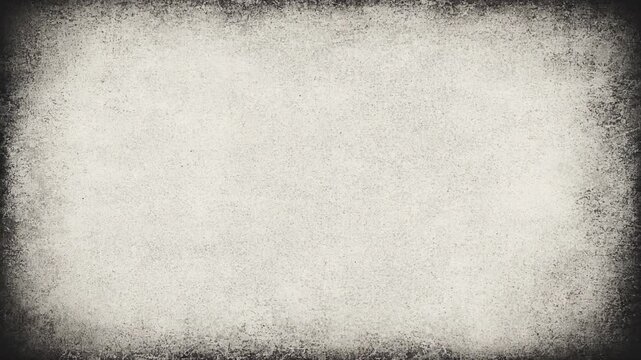 A looping stop-motion animation featuring a grungy black and white frame with distressed edges. The vintage overlay effect creates a dynamic vignette border, perfect for retro-style transitions 