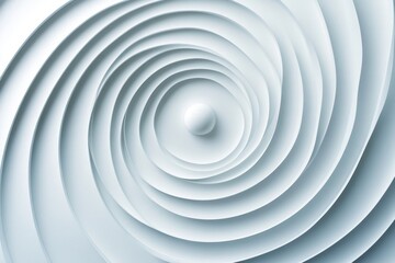 A lone dot in the center of a blank canvas, surrounded by faint, concentric circles symbolizing distance and isolation