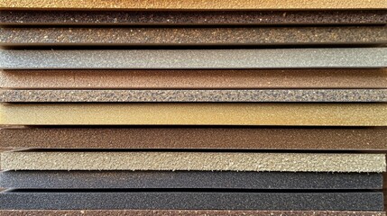 Diverse Material Samples for Building Facades