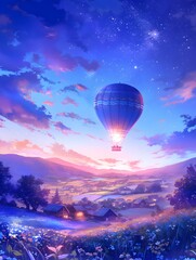 Obraz premium hot air balloon