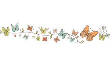 Fototapeta premium Butterfly graphics pattern insect.