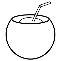 Coconut Illustration Art