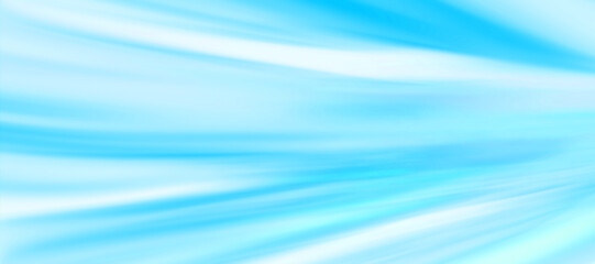 白地に涼しい水色のそよ風風の淡い波模様が通る横長画像（バナーサイズ・レタッチ＆色彩加工素材）
