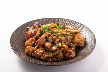 鶏肉とゴボウの照り焼き（鶏もも）