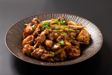 鶏肉とゴボウの照り焼き（鶏もも）