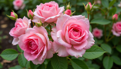 Fototapeta premium pink roses 