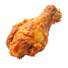 Crispy wing isolated on transparent background