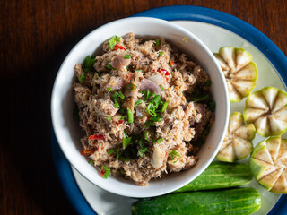 NAM PRIK PLA TOO, Thai mackerel chili dip
