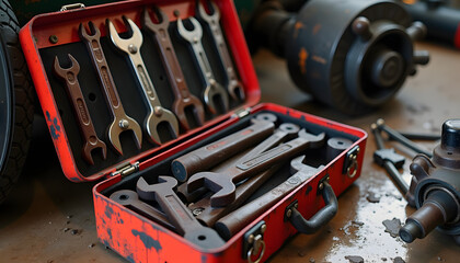 Rusty Vintage Toolbox