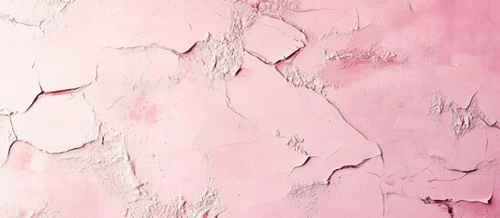 Obraz premium Textured light pink background with unique cracks and soft gradients ideal for modern design projects and creative applications in various formats.