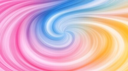 Obraz premium Abstract Swirling Rainbow Vortex Colorful Background