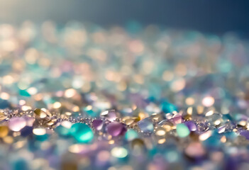 illustration of small glass droplets focus with simple background ideal to add text