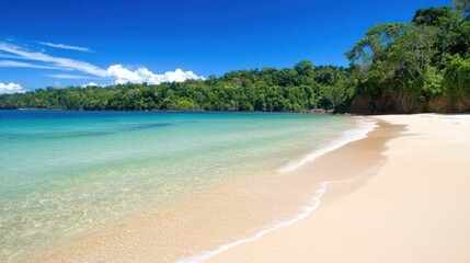 Fototapeta premium Serene Tropical Beach