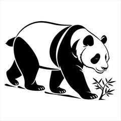 Best of a panda vector art