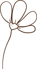 Flower Outline Illustration