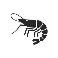 Minimal Shrimp Icon