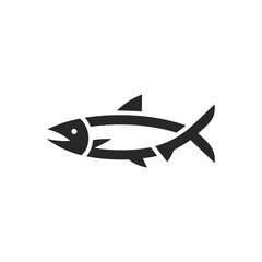 Obraz premium Striped Fish Icon