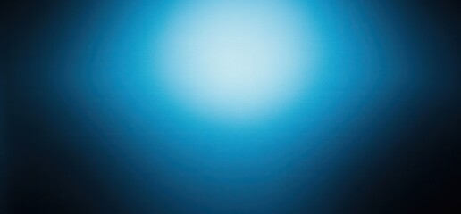 Obraz premium Abstract Blue Gradient: A mesmerizing blend of deep blue hues, emanating from a central point of brilliant white light, creating an ethereal and calming atmosphere. The soft.