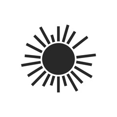 Minimal Sun Rays Icon