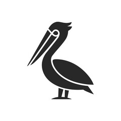 Pelican Silhouette Art Icon